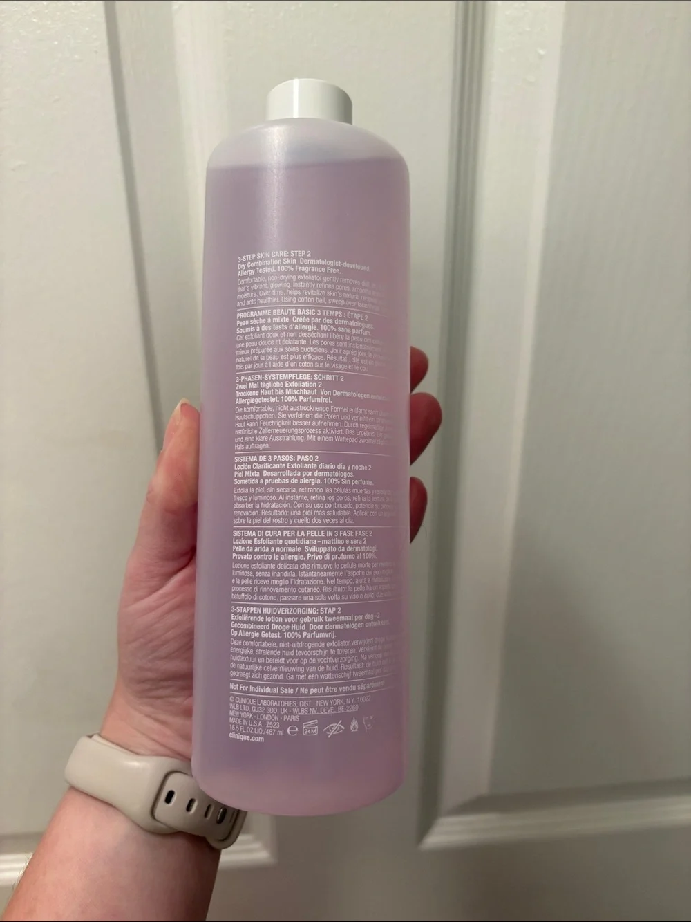 Clinique Clarifying Lotion 2 Facial Exfoliant Bottle